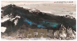 杨延文 1988年作 唐蕃道上 镜心 49.2×176.5cm